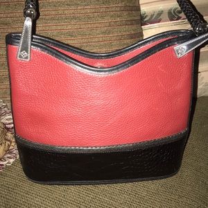 Brighton Pebbled Leather/ Moc Croc Purse